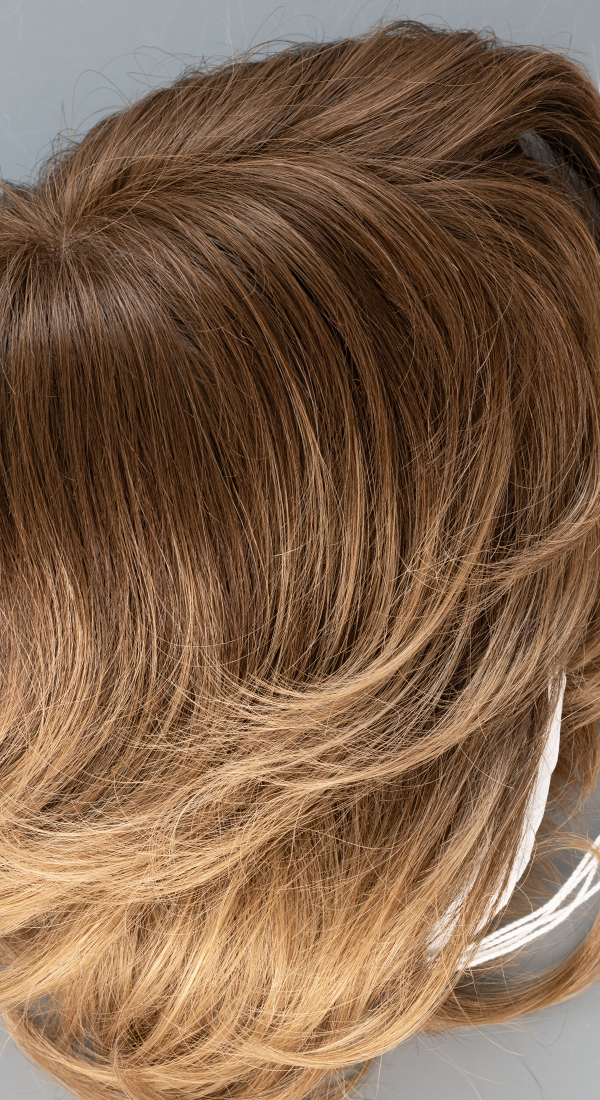 Macadamia LR - Light Golden Brown and Dark Blonde Tips with Medium Brown Long Roots (+$5.00)