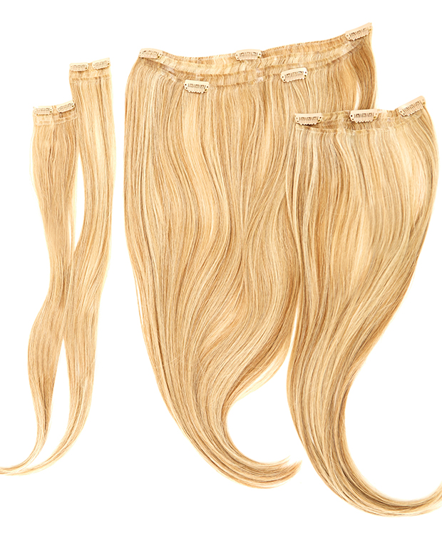 22" 4 Piece Straight Fineline Extensions - Hairdo Hairpieces