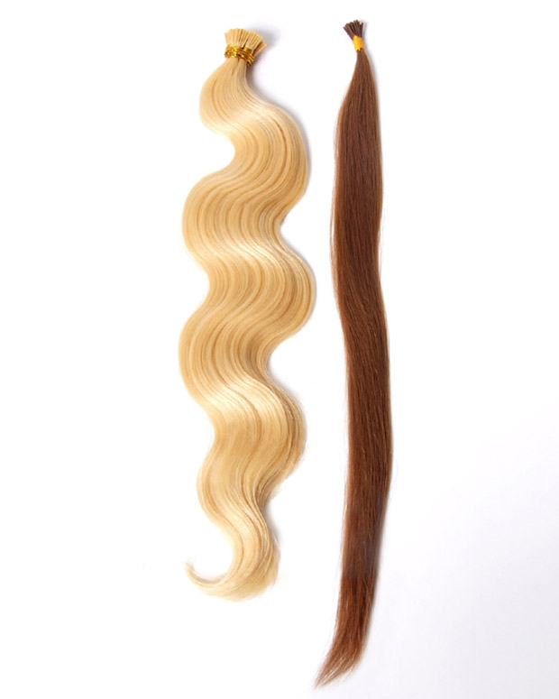 490BNW I-Tips Natural Wave 18" - Wig Pro Hairpieces