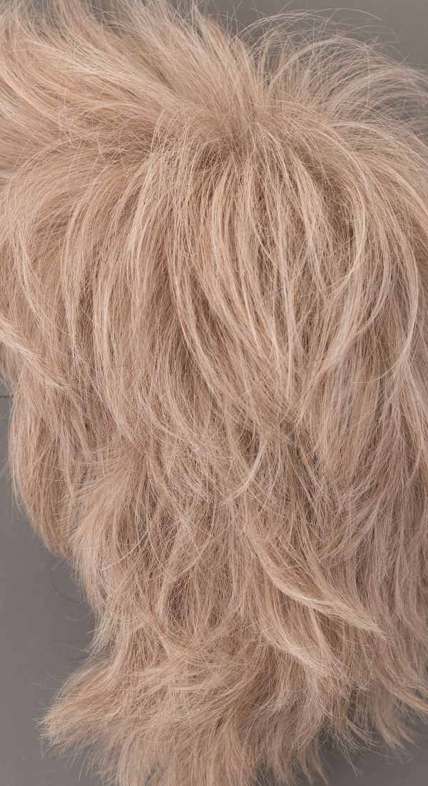 Frozen Mulberry - Platinum Blonde blended with very light Ash Brown
