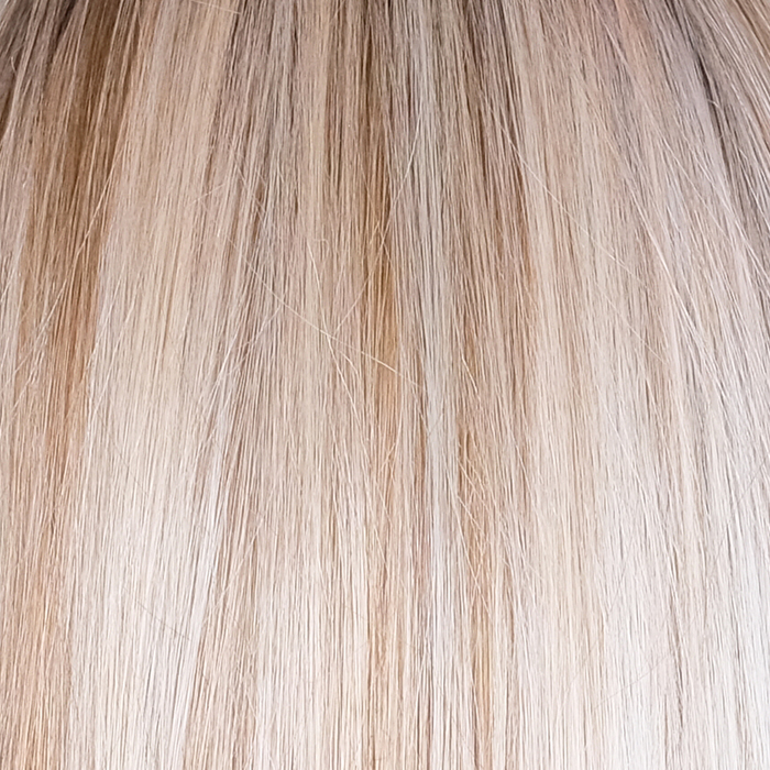 Butterbeer Blonde - Sandy blonde, Ash blonde and light Blonde with Medium brown roots