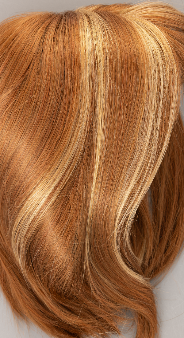 Ginger Snap - Light Auburn with a Light Golden Blonde Highlights