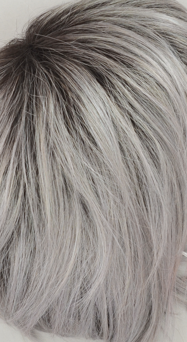 Smoky Gray R - Light Gray blend with very Dark Roots (+$5.00)