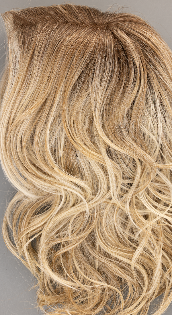 Sea Salt Blonde - R Medium Light Brown Roots Progressing To a Very Light Blond and Medium Blond Blend (+$5.00)