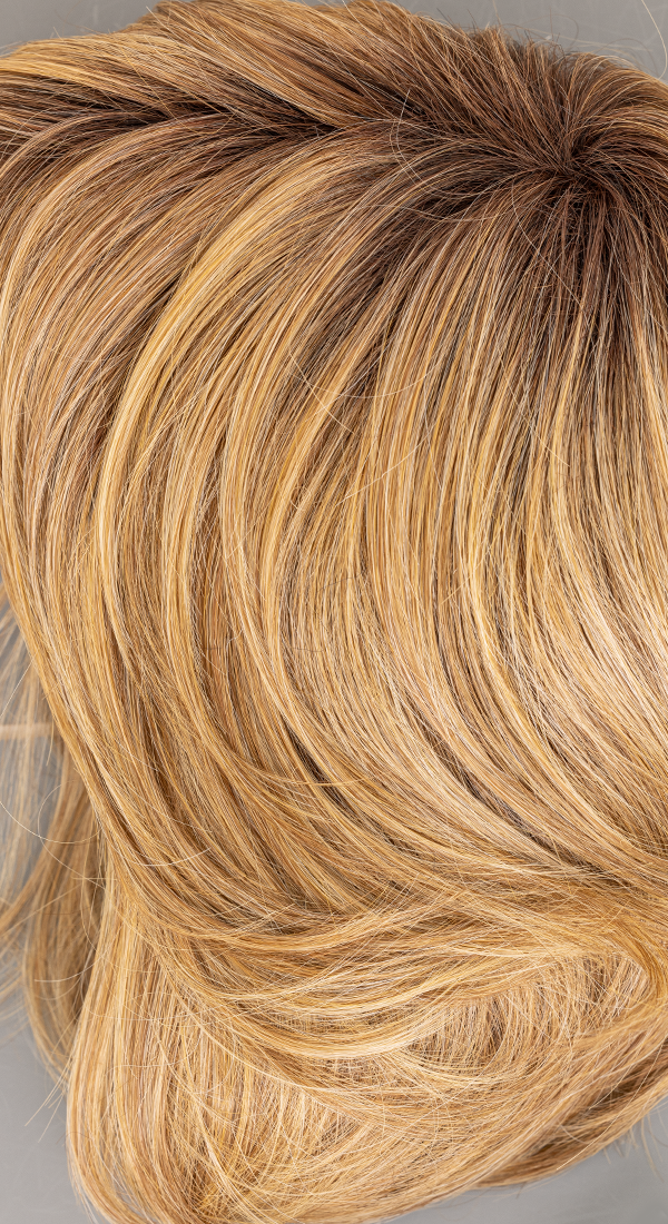 SS14/25 - Honey Ginger - Golden Blond Blended with very Light Auburn with Dark Brown Roots (+$3.00)
