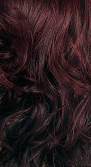 GM/CBR/D - Ombre - Red Wine Top with Dark Red Wine Bottom