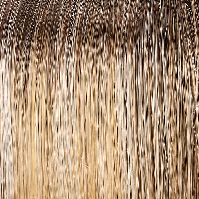 12FS8 HH Shaded Praline - Lt Gold Brown, Lt Natural Gold Blonde & Pale Natural Gold-Blonde Blend, Shaded w/ Med Brown