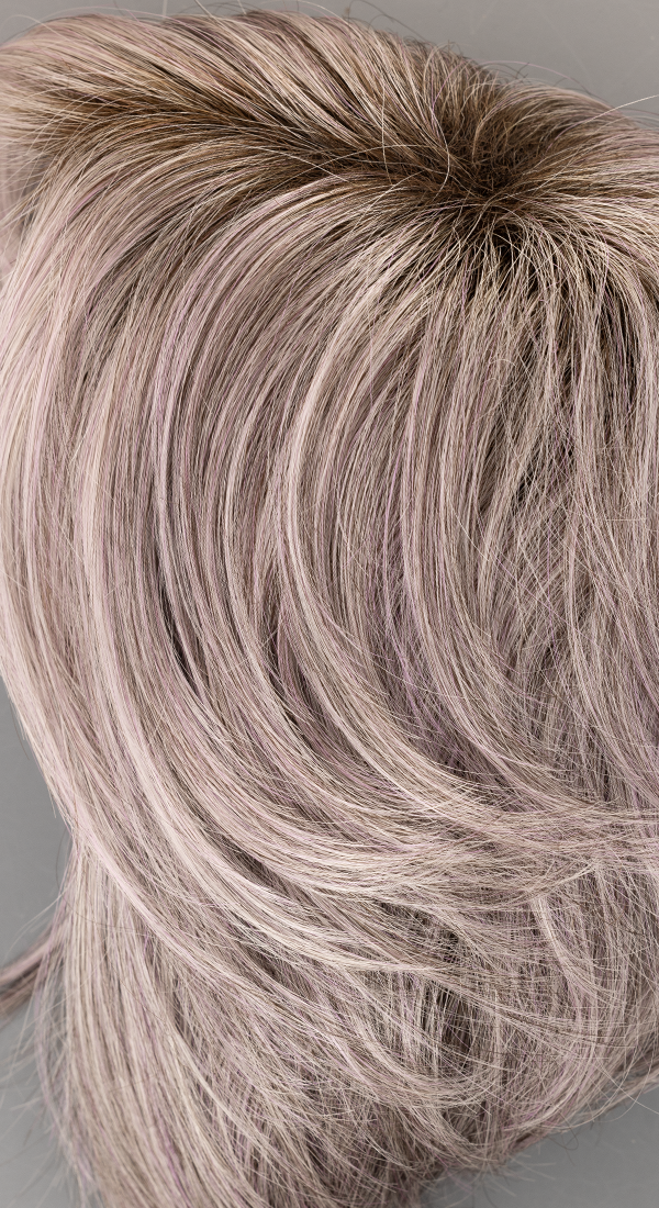 Lilac Silver - R Light Grey with Dark Roots and a slight Lilac side cast (+$5.00)