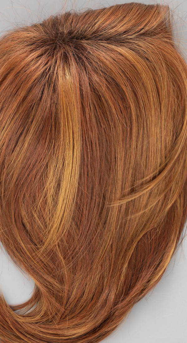 Irish Spice R - Light Auburn blended with Light Copper with Dark Roots (+$5.00)