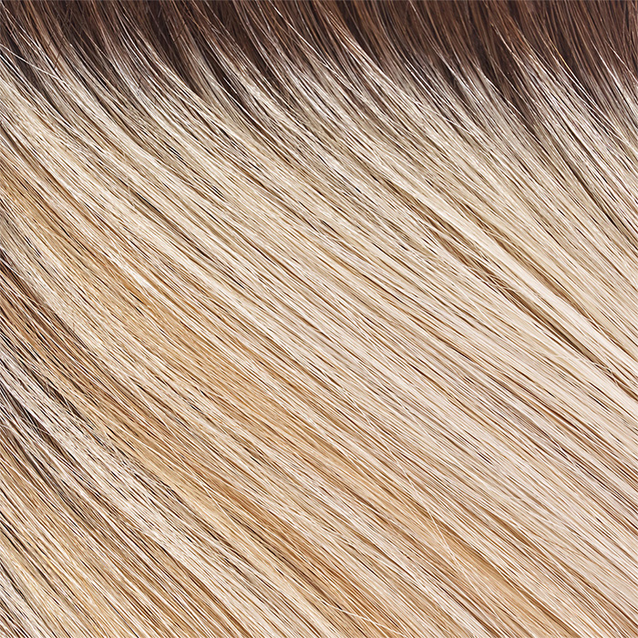 101/88/27S8 - HH Catalina Blonde - Pure White Natural Violet Bold Front, Pure White Natural Violet w/ Lt Natural Gold Blonde & Med Red-Gold Blonde Highlights, Shaded w/ Dk Gold Brown