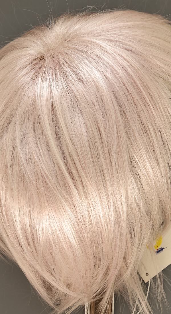 Pastel Pink -  Platinum Blonde with a hint of Pink Highlights