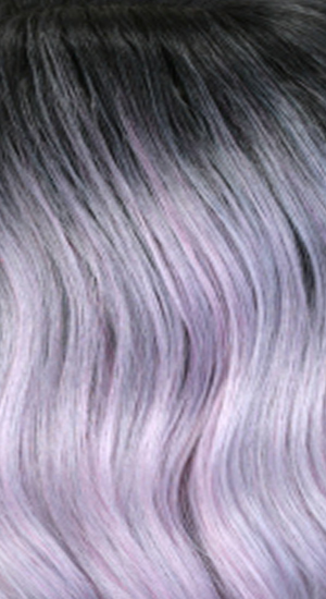 STT1B/LAV - Purple, Blue and Pink Mix with Off Black Roots (1B)