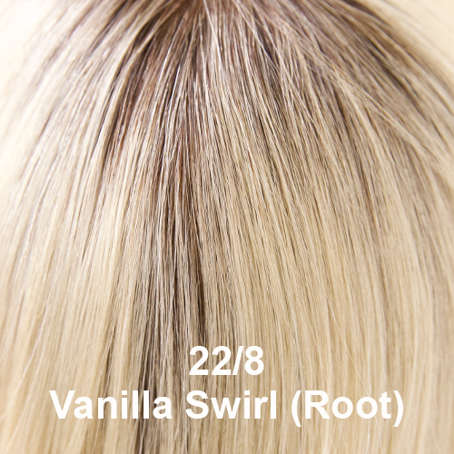 Vanilla Swirl (22/8) Light Golden Blonde with Dark Brown Roote