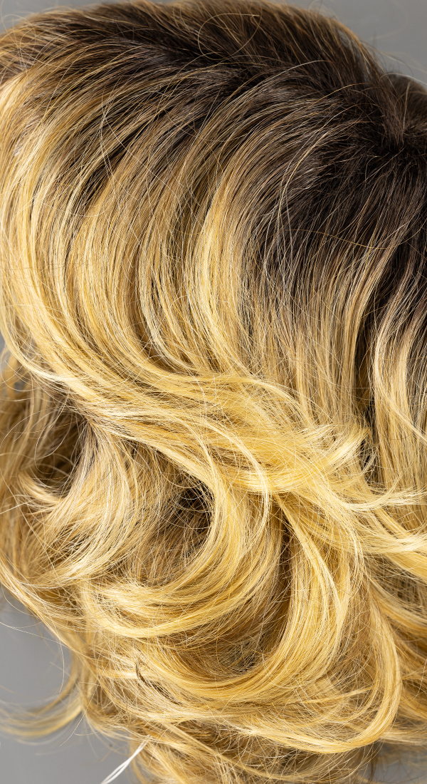 Butterscotch Shadow - Strong Golden Blond and Light Blonde with Dark Roots