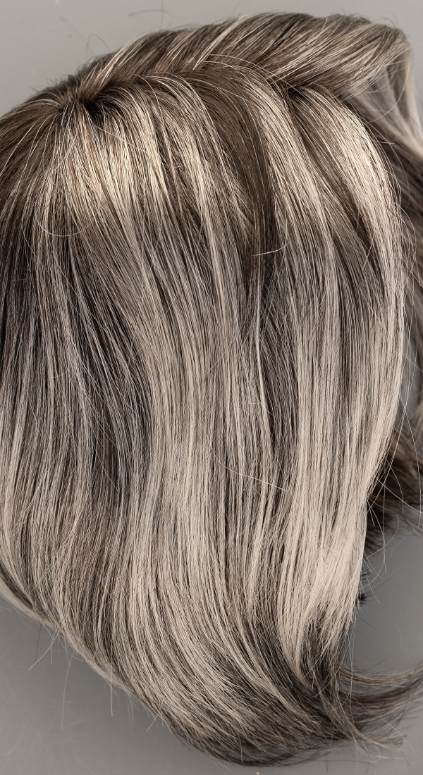 SS44/60 - Sugared Licorice - Light Silver Grey and Dark Grey Blended and Dark Roots  (+$3.00)