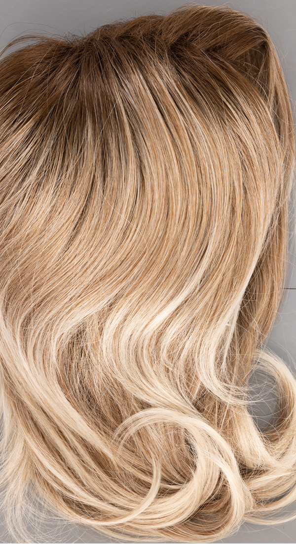 Melted Marshmallow - Medium Honey Blonde Progressing to a Light Golden Blonde Tip with Dark Roots