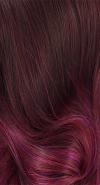 Plumberry Jam LR - Med Plum Ombre rooted with 50/50 blend of Red/Fuschia