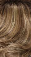 Mochaccino R - Light Honey Brown Blended with Light Gold Blonde with Dark Brown Roots
