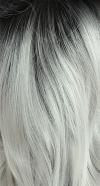 Illumina R - Pure White with a Silver cast and Black Roots